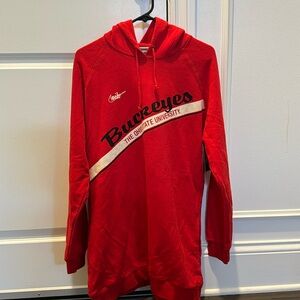 NWT-Ohio state buckeye women’s long Nike hoodie size large